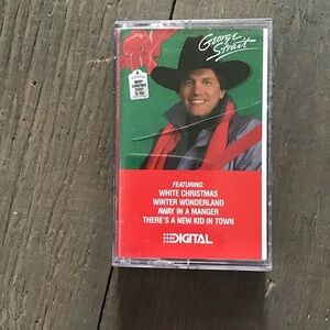 1986 George S T R A I T Christmas cassette